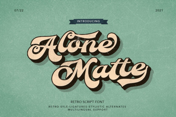 Alone Mate Font: Bold Handwritten Type for Web Design