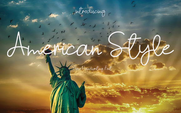 American Style Font: Adding Romantic Charm to Digital Design Projects