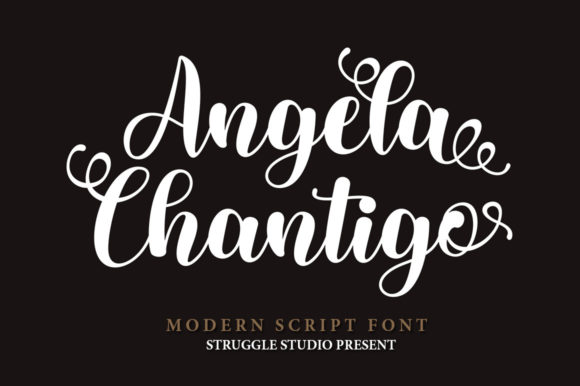 Angela Chantigo: A Timeless Handwritten Font for Elegant Branding