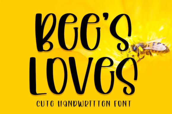 Bee s Loves: A Quirky Handwritten Font for Modern Brand Campaigns