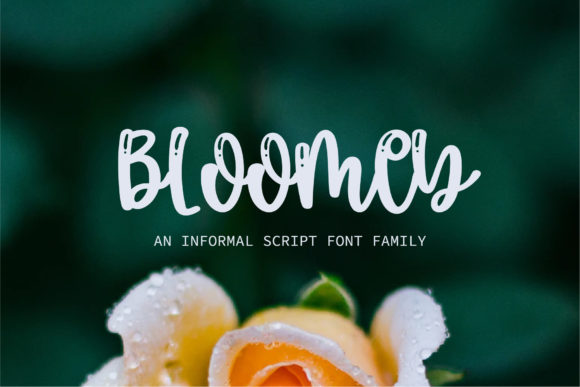Bloomey Font: Elevating Campaign Visuals with Quirky Script