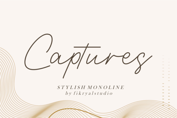 Captures Font: A Timeless Script for Editorial Design