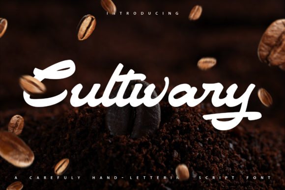 Cultivary: A Bold Handwritten Font for Handmade Labels and Creative Projects