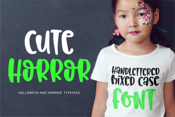 Cute Horror: A Chic Handwritten Font for Modern Marketing Design