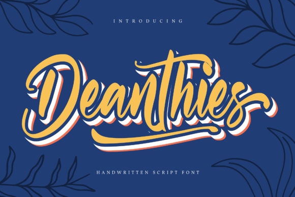 Deanthies: A Timeless Handwritten Font for Crafters and Makers