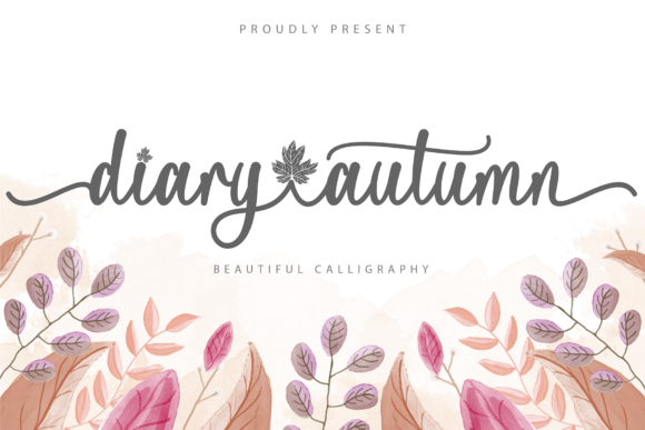 Diary Autumn: A Delicate Handwritten Font for Elegant Branding