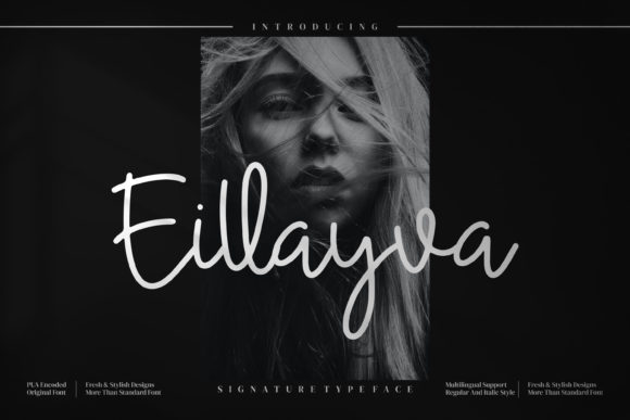 Eillayva Font: Authentic Handwritten Style for Digital Marketing