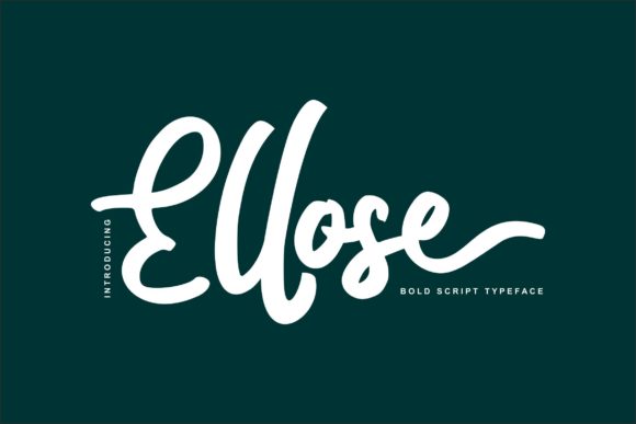 Ellose: A Timeless Handwritten Font for Elegant Editorial Design