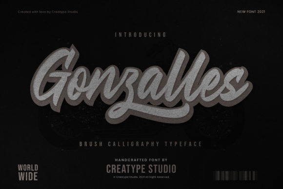 Gonzalles: A Bold Handwritten Font for Business Branding