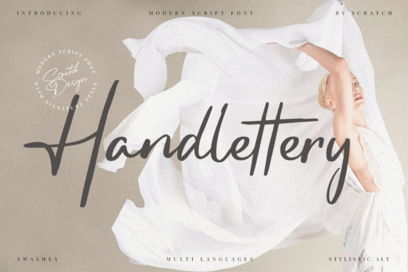 Handlettery: A Dainty Handwritten Font for Elegant Web Typography