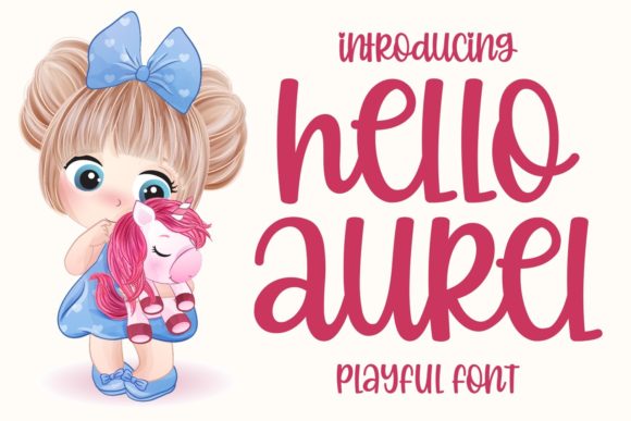 Hello Aurel Font: Chic Handwritten Script for Crafters