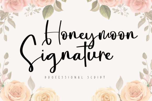 Honeymoon Signature: A Script Handwritten Font That Elevates Campaign Visuals