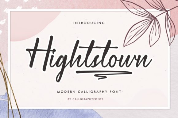 How Hightstown Font Transformed My Small Business Branding