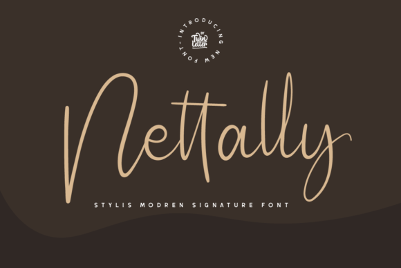 How Nettally Font Elevates Small Business Branding with Elegant Handwritten Typography