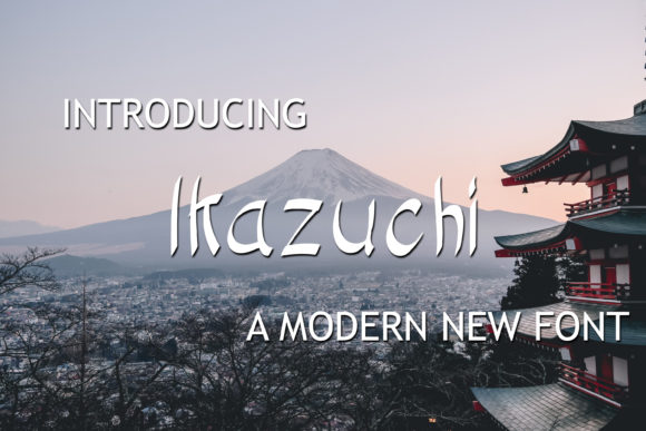 Ikazuchi Font: A Flowing Script for Handmade Products