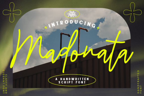 Madonata: A Luxurious Script Font for Handmade Labels and Creative Packaging