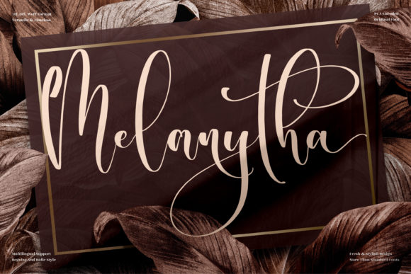 Melanytha: A Sweet Handwritten Font for Crafty Makers and Wedding Designers