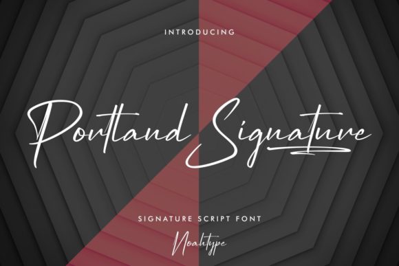 Portland Signature: A Flowing Handwritten Font for Elegant Web Design