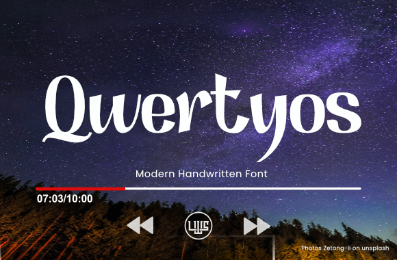 Qwertyos: A Handwritten Font That Elevates Small Business Branding