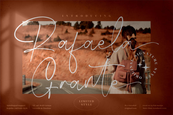 Rafaela Grante: A Light Handwritten Font for Elegant Campaign Design