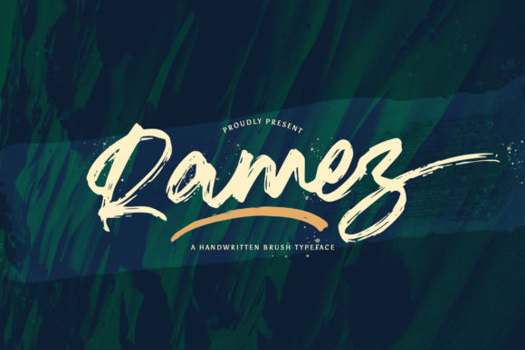 Ramez Font: Textured Handwritten Style for Crafters