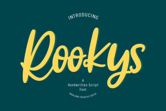 Rookys: A Casual and Cool Handwritten Font for Modern Editorial Design
