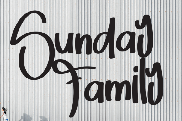Sunday Family Font: Editorial Cursive for Engaging Layouts