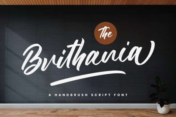 The Brithania: A Dainty Handwritten Font for Elegant Craft Designs