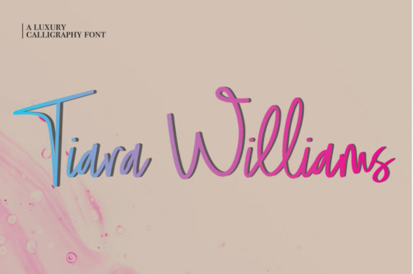 Tiara Williams: A Timeless Handwritten Font for Editorial Design and Digital Publishing
