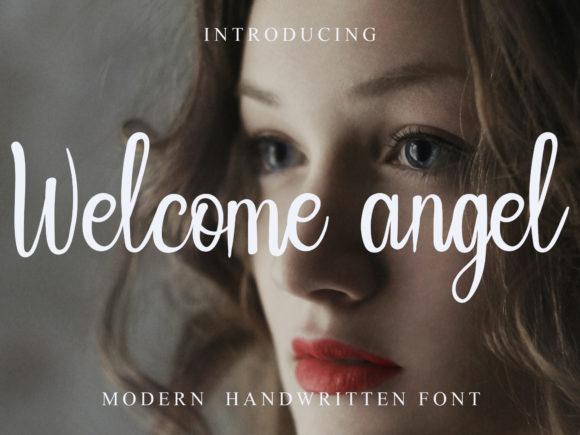 Welcome Angel: A Charming Handwritten Font for Digital Branding