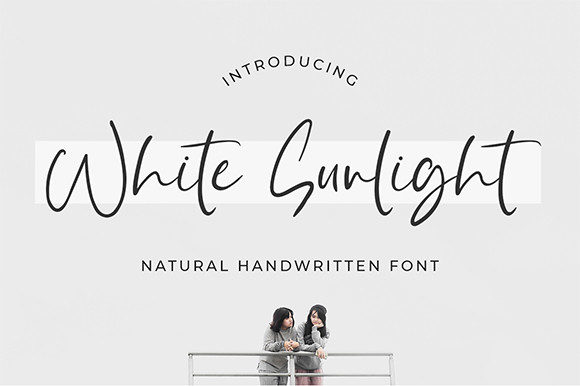 White Sunlight: A Relaxed Handwritten Font for Handmade Labels, Invitations, and More