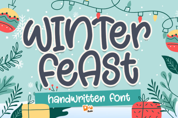 Winter Feast: A Quirky Handwritten Font for Crafters and Makers