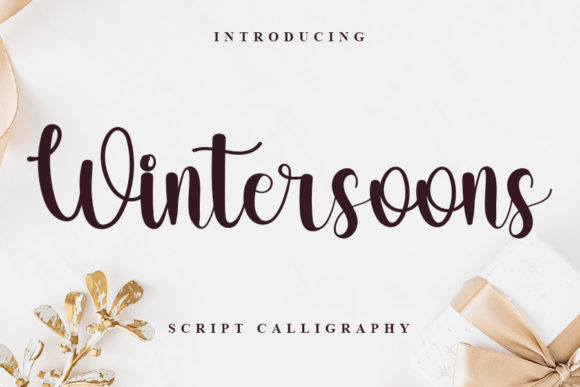 Wintersoons: A Delicate Handwritten Font for Elegant Craft and Branding
